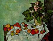 Paul Cezanne Stilleben, Geranienstock mit Fruchten Germany oil painting artist